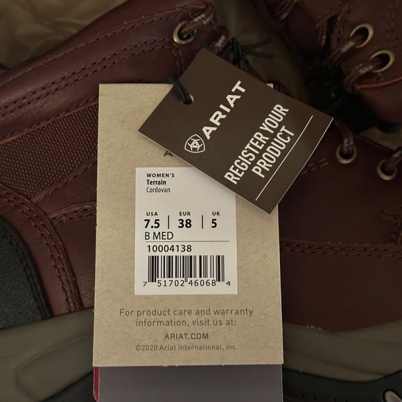 NWT Women's Ariat Terrain Boots: Size 7.5 - Picture 9 of 12